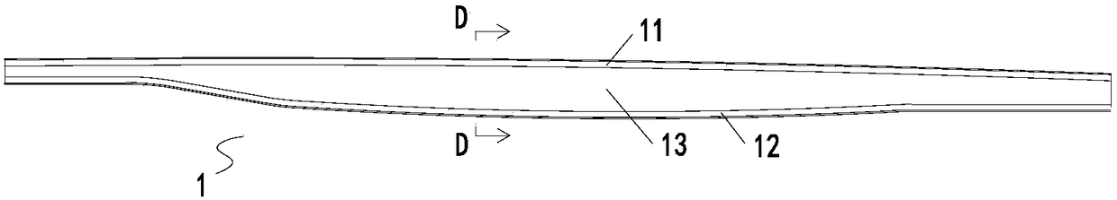 Longitudinal beam of semi-trailer and semi-trailer