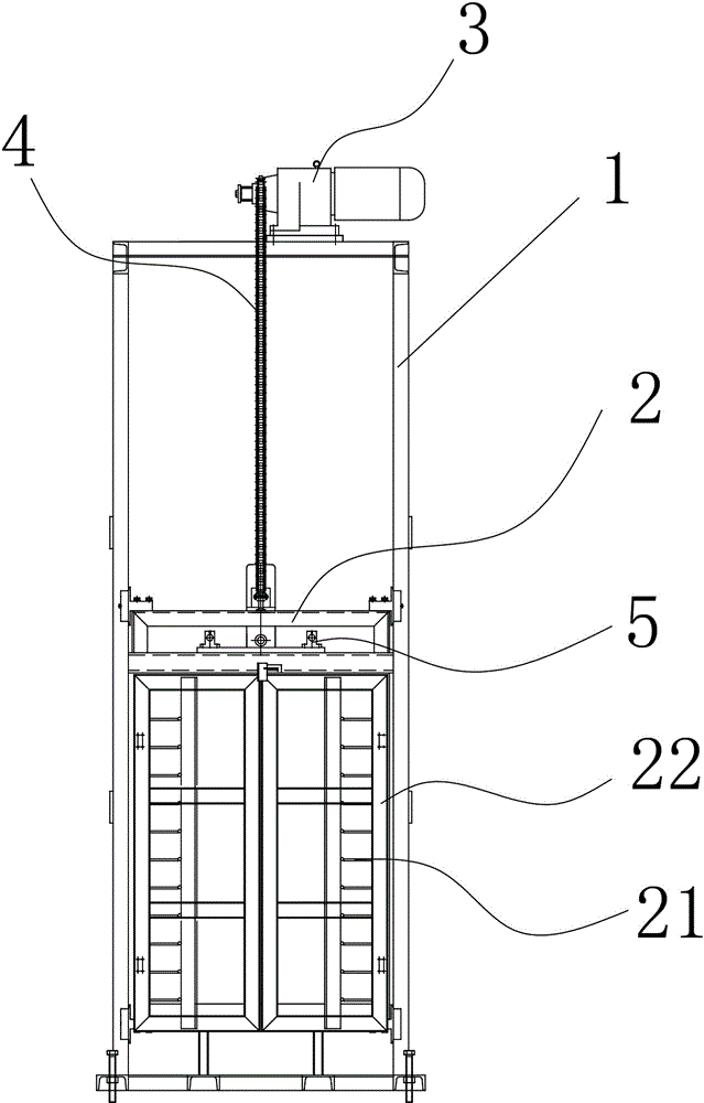 An automatic feeding device for aluminum ingots