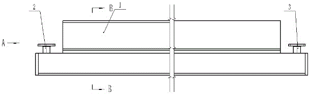 Type A flame path beam for multi-fuel lime shaft kiln