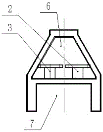 Type A flame path beam for multi-fuel lime shaft kiln