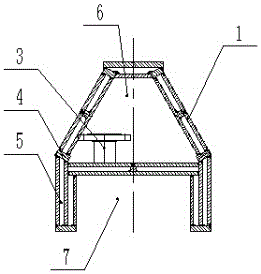 Type A flame path beam for multi-fuel lime shaft kiln