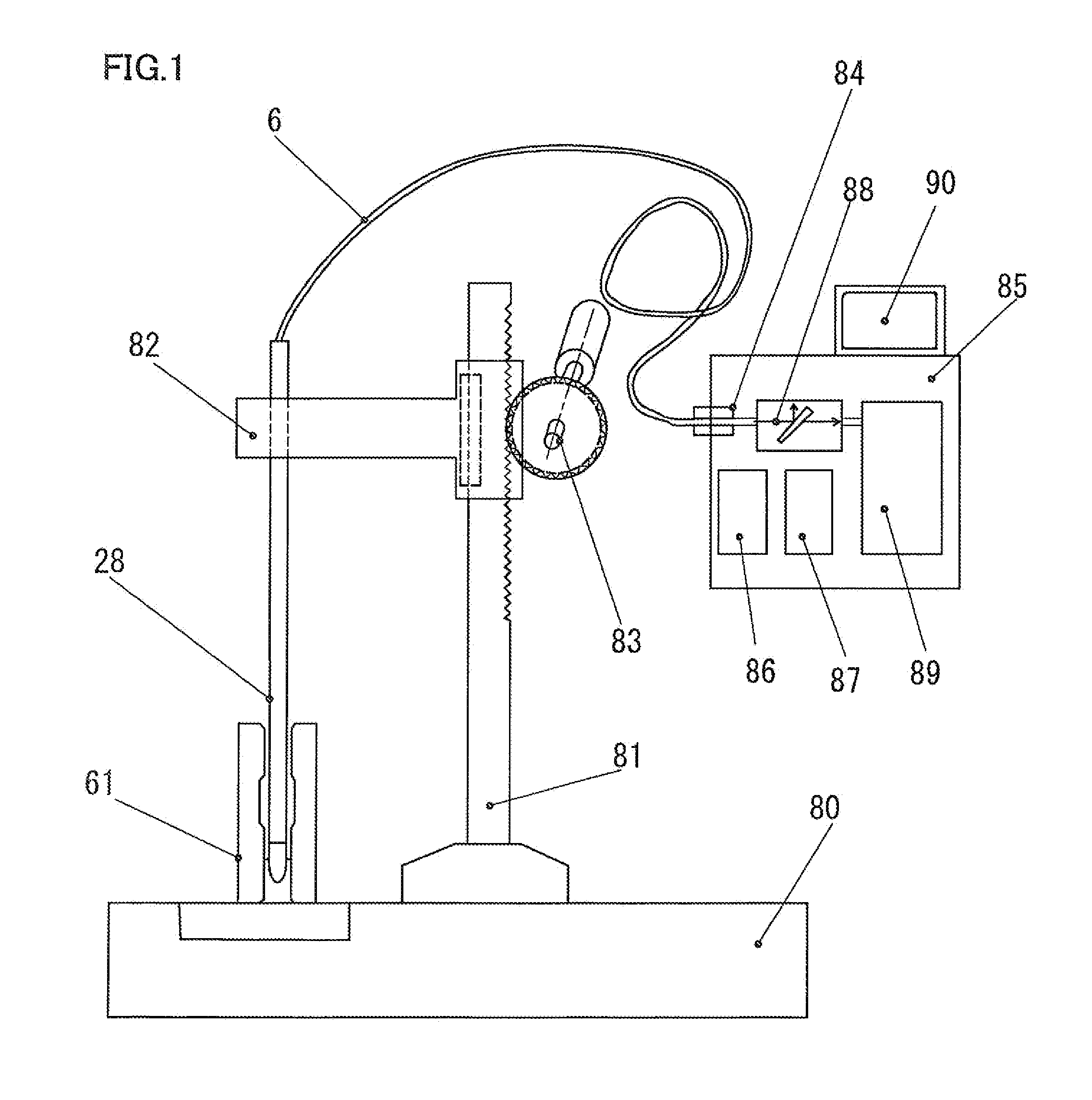 Optical inner surface measuring device
