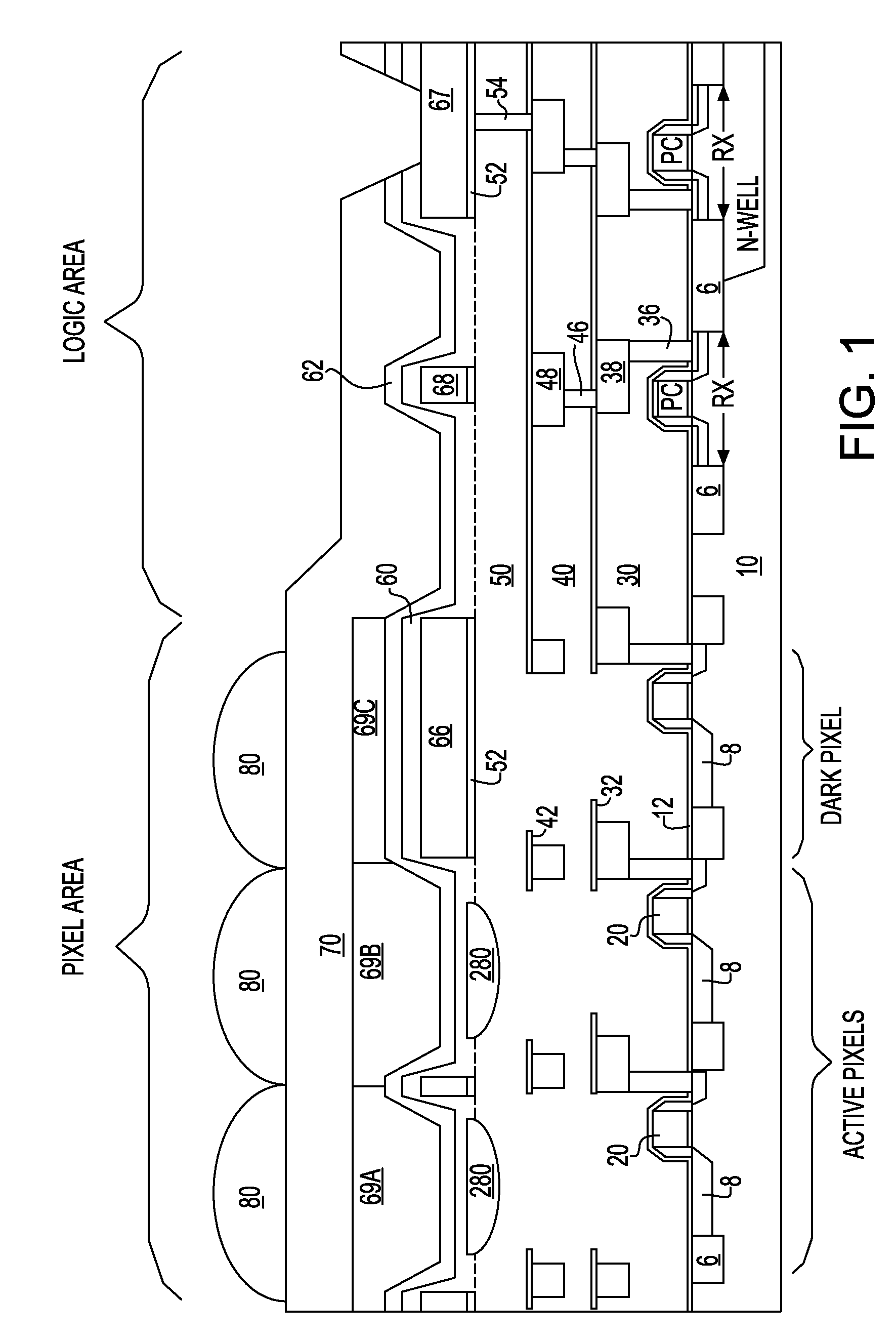 Method of forming an inverted lens in a semiconductor structure