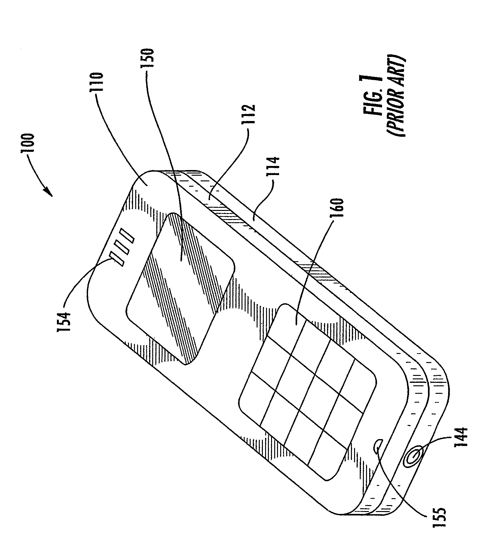 Mobile station body comprised of stacked elements