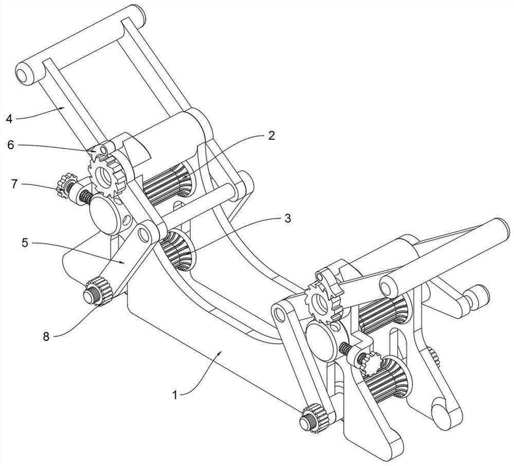 Auxiliary clamping and fixing device for connection of wind power generation cables