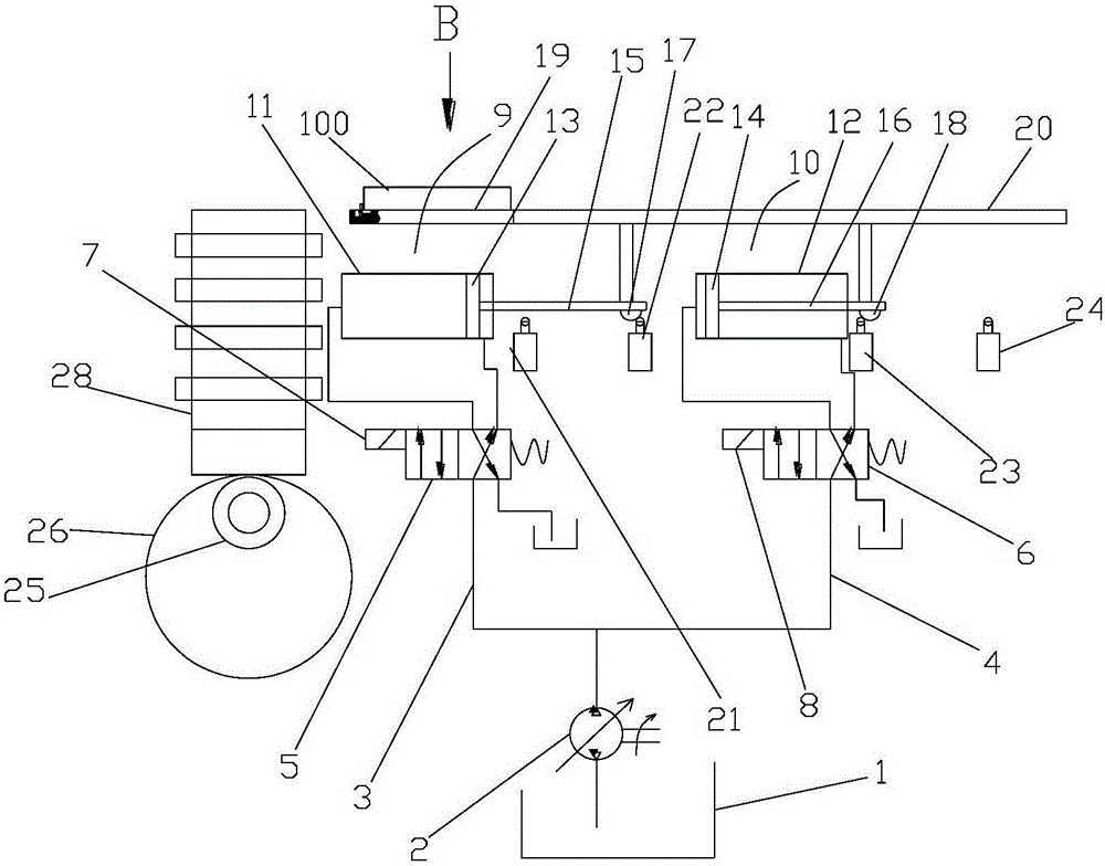 Goods wholesale conveying device driven through cam mechanism