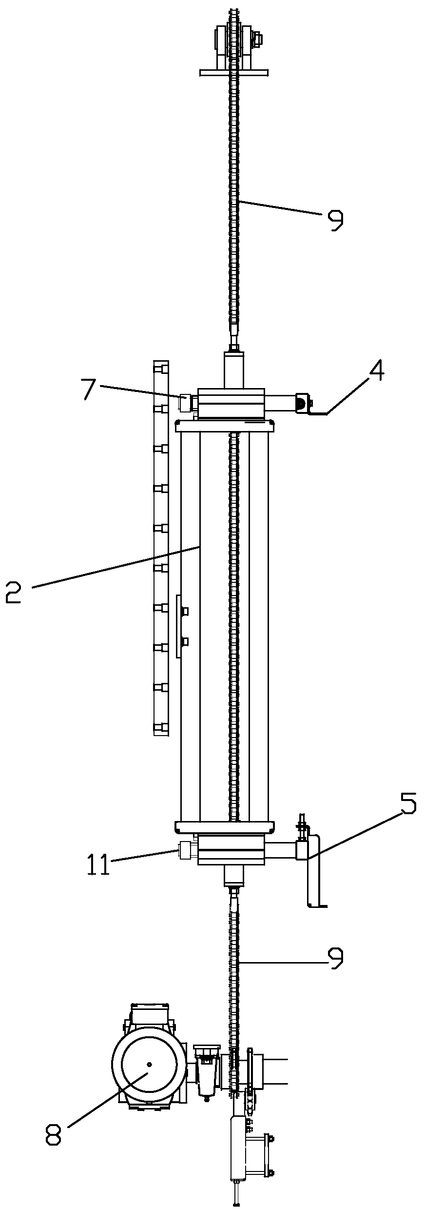 One-by-one frame body splitting method suitable for industrialized rearing
