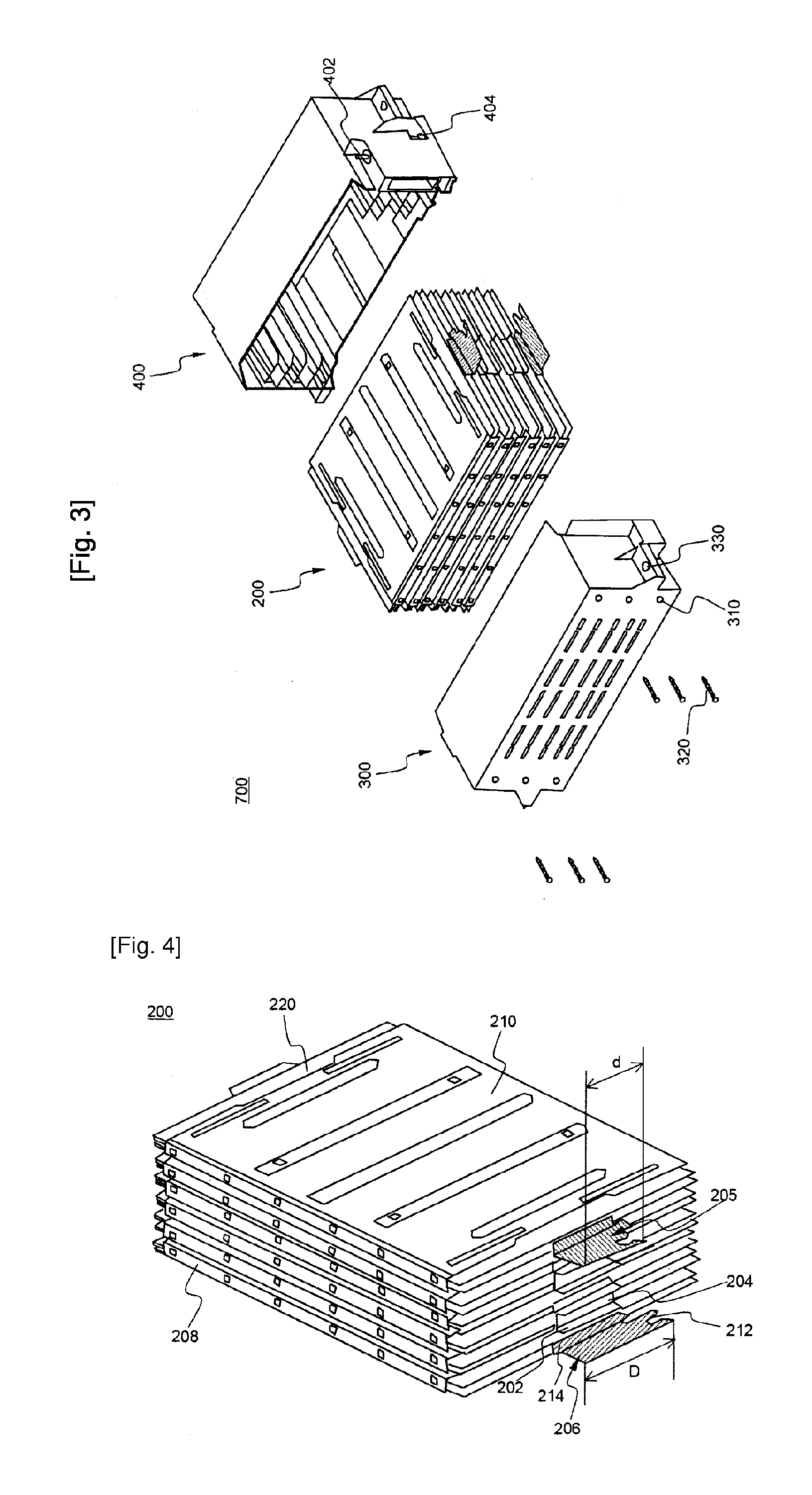 Battery module having novel structure