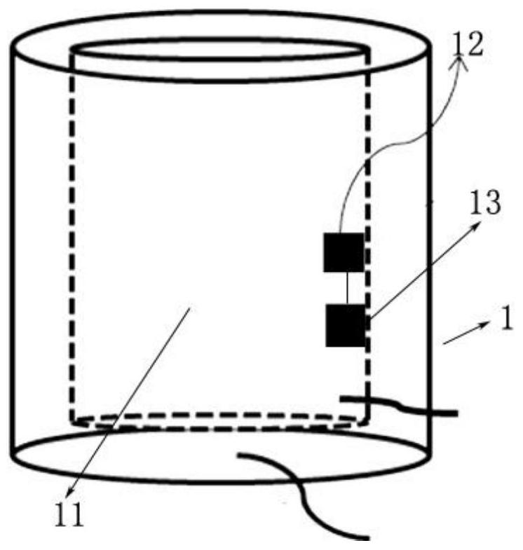 False tooth cleaning and residual liquid detecting device and method