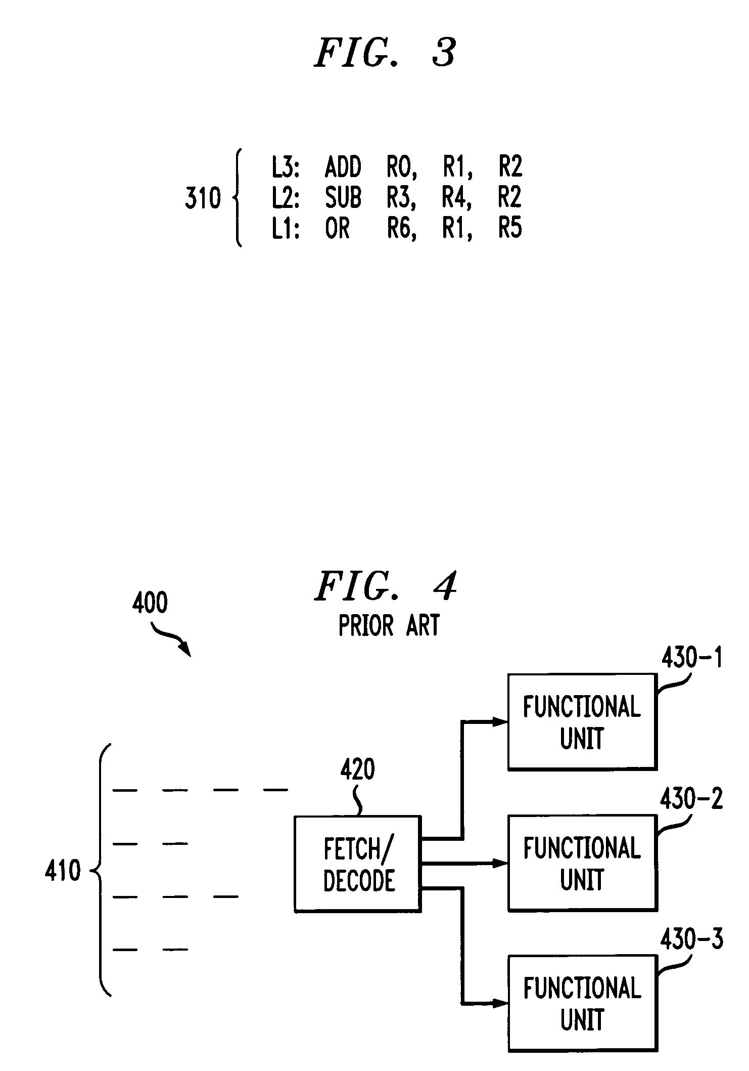 Method and apparatus for splitting packets in multithreaded VLIW processor