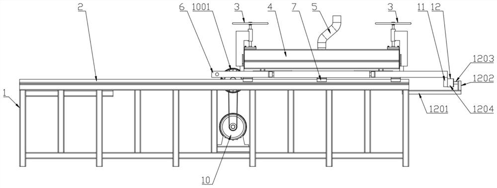 A middle splitting machine for plates