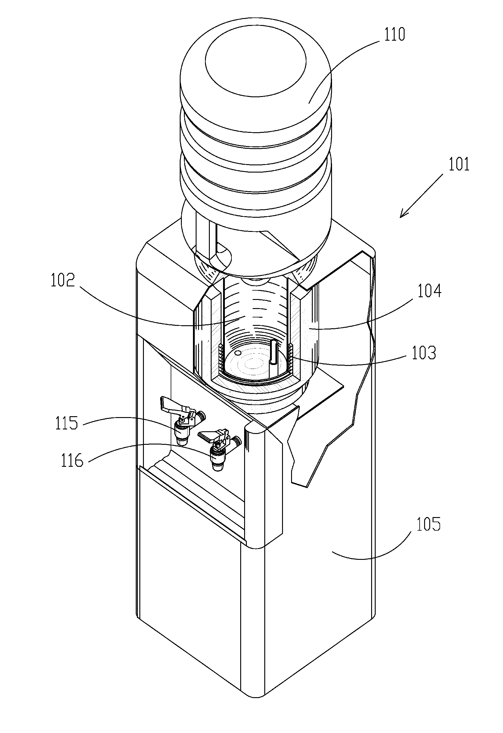 Apparatus and Method for Steam Disinfection of Liquid Dispensing Machine