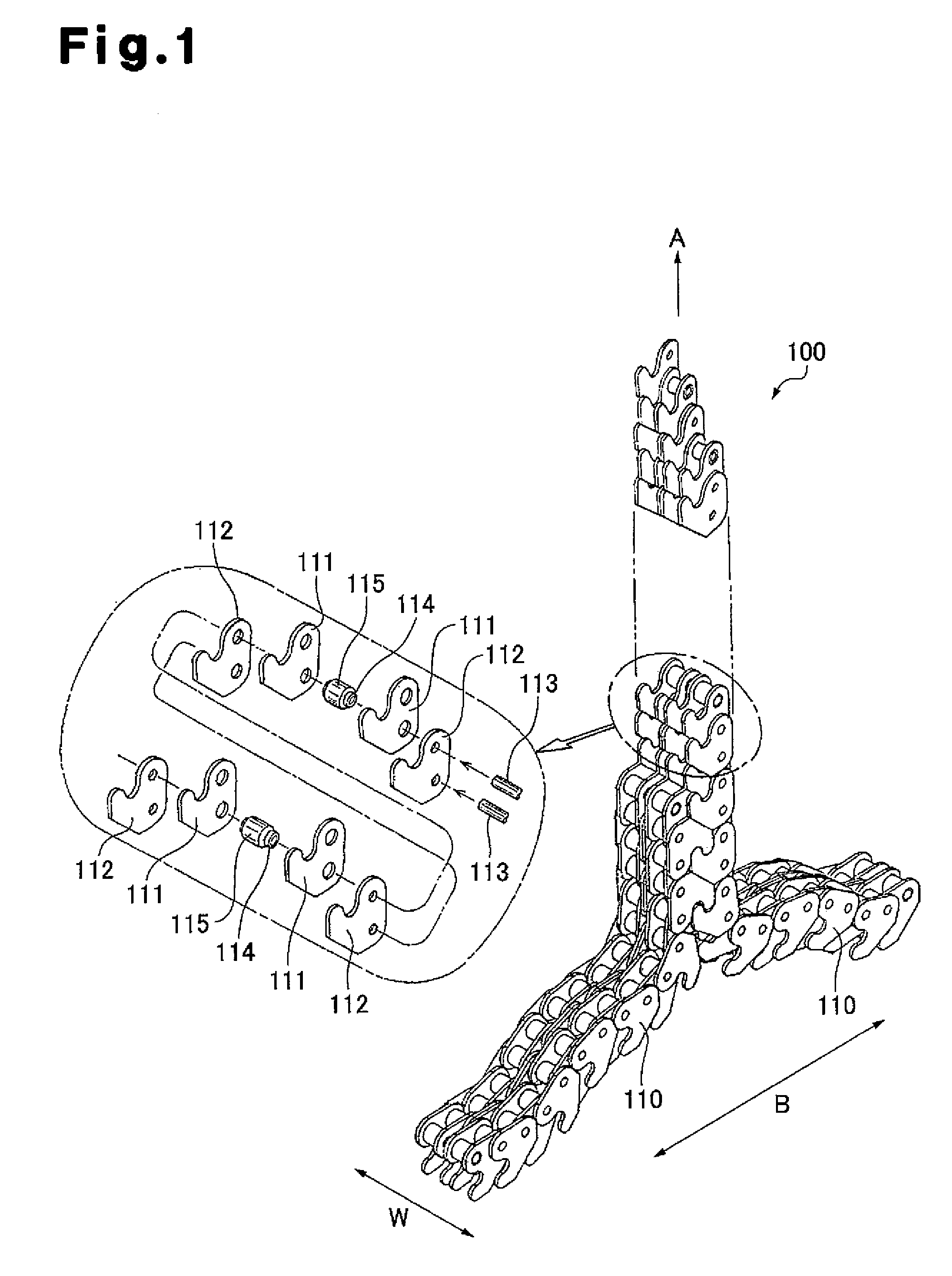 Engagement chain unit