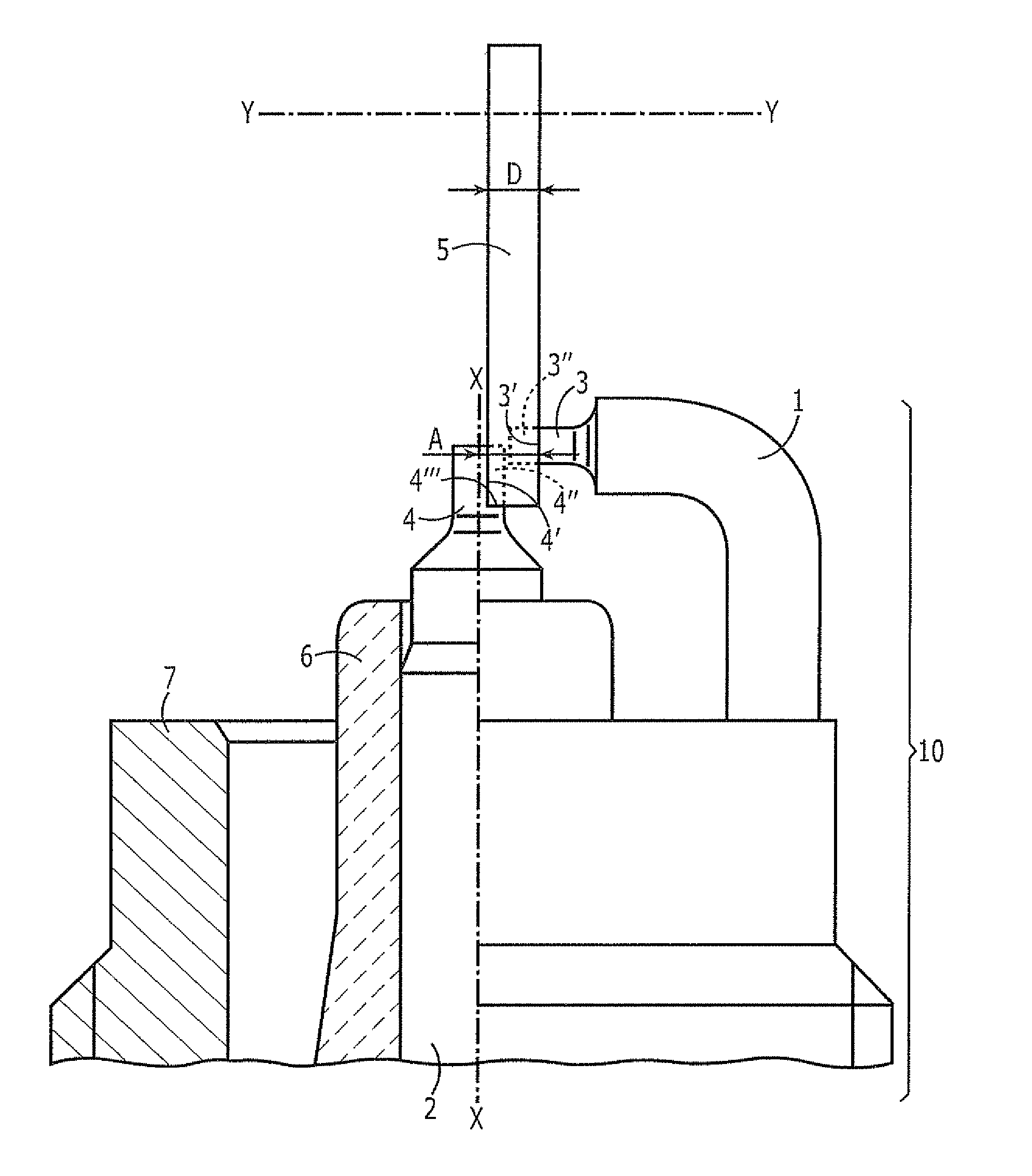 Method for manufacturing a spark plug having a laterally oriented ground electrode