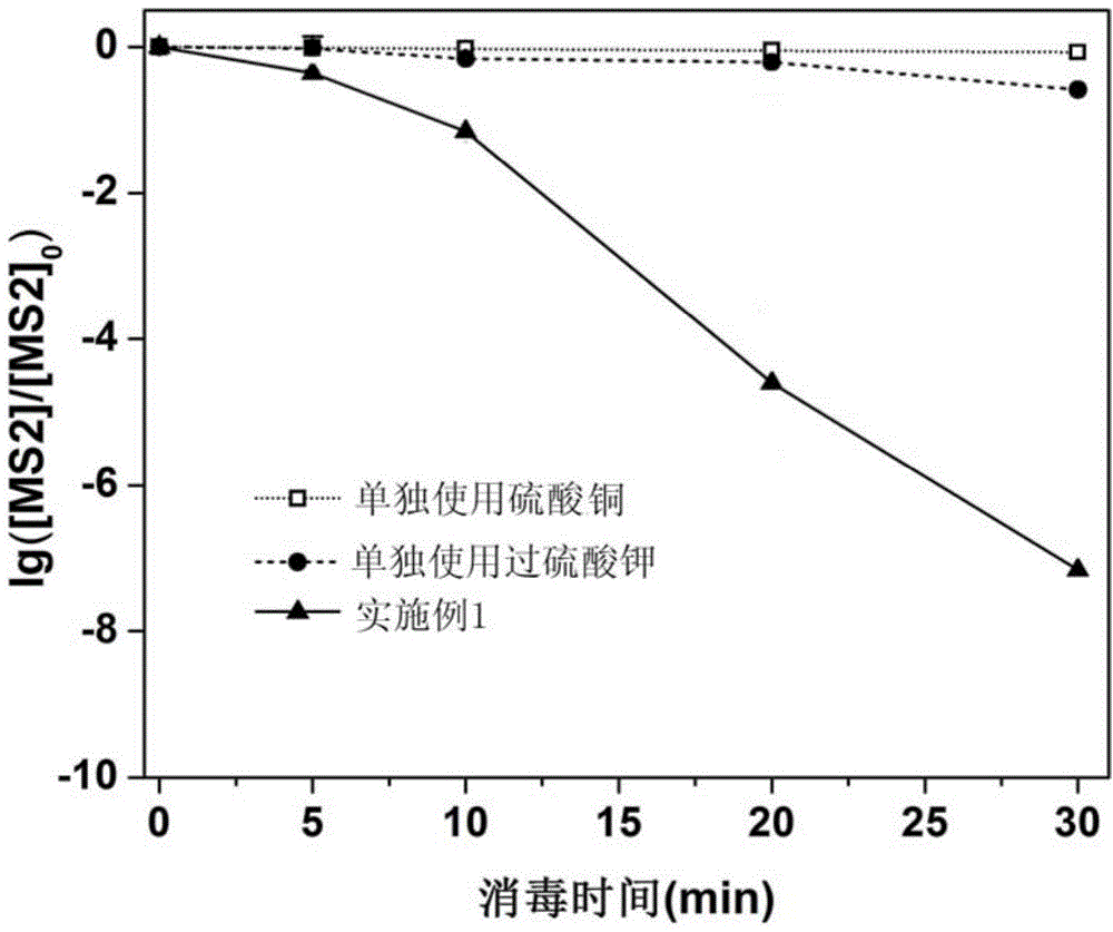 Method for killing viruses in drinking water