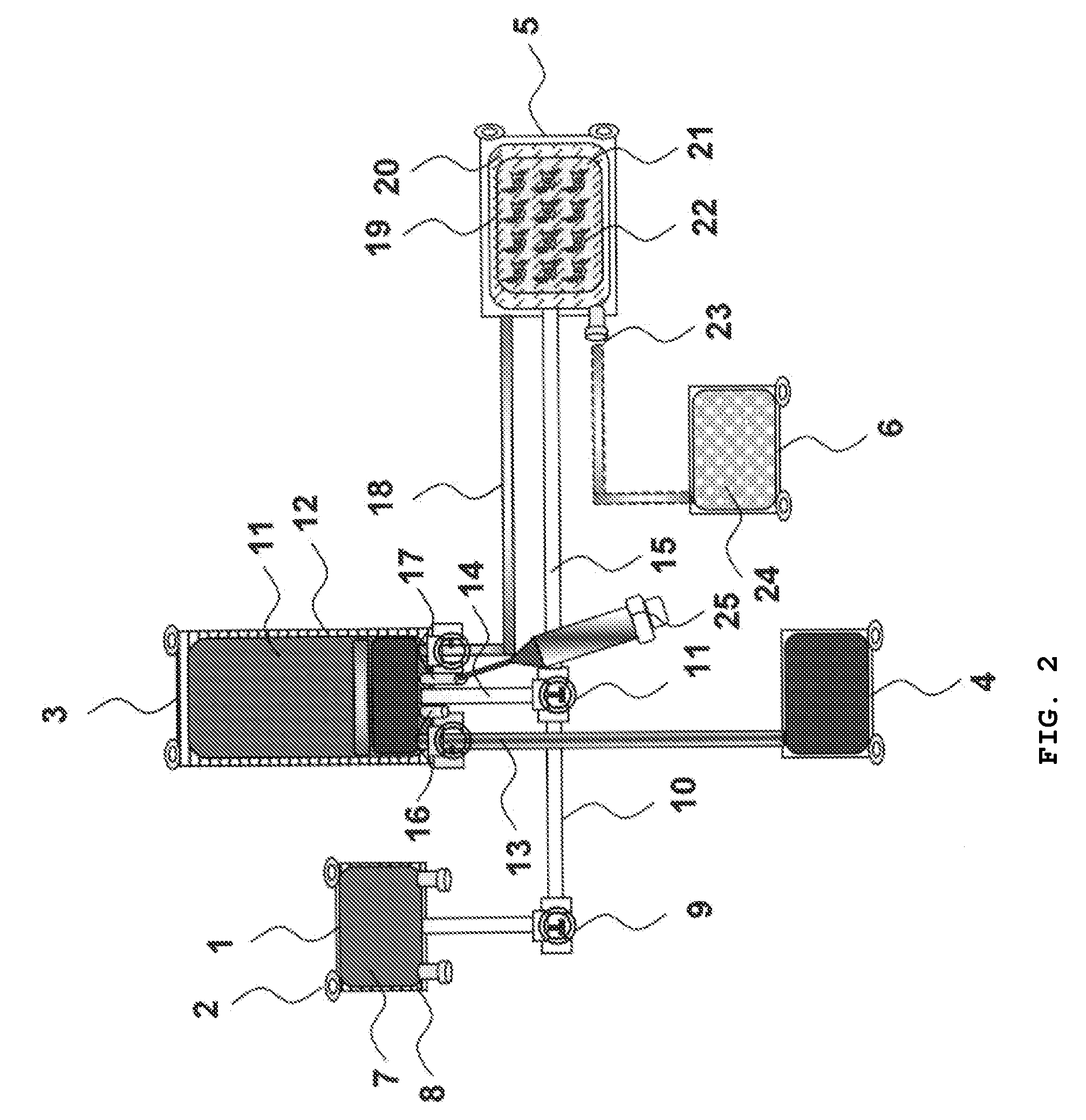 Closed system separation of adherent bone marrow stem cells for regenerative medicine applications