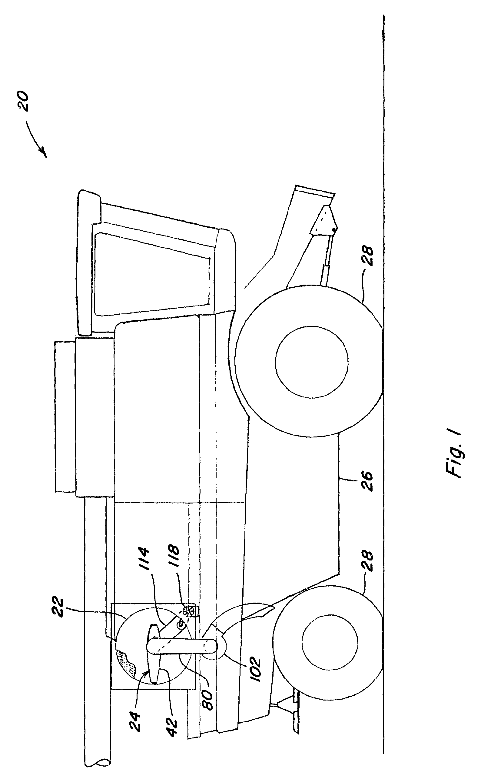 Rotary vacuum apparatus for air screen