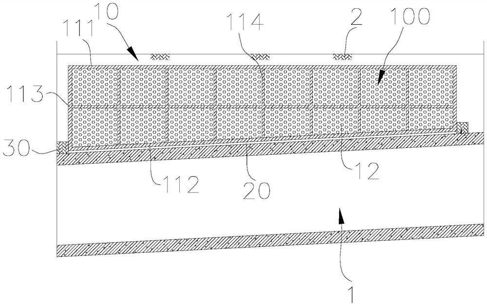Tunnel load shedding structure and construction method thereof
