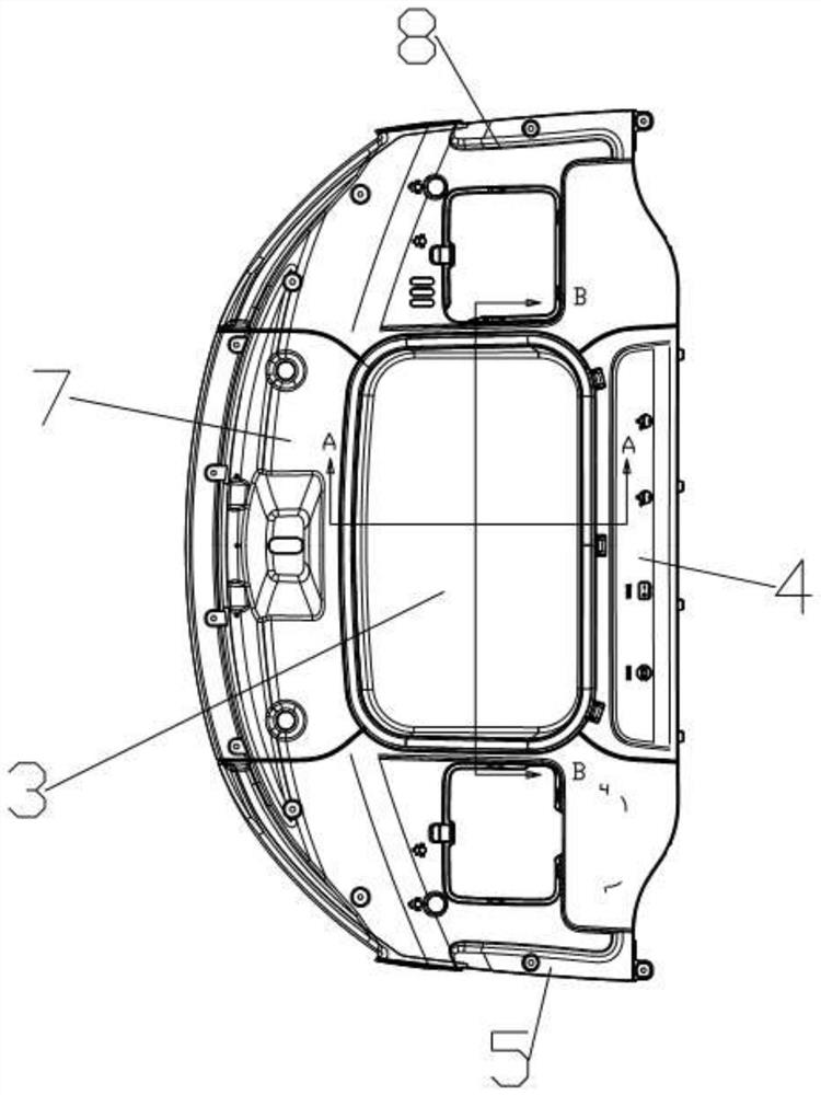 Arrangement structure of front cover and front storage box of electric automobile and electric automobile