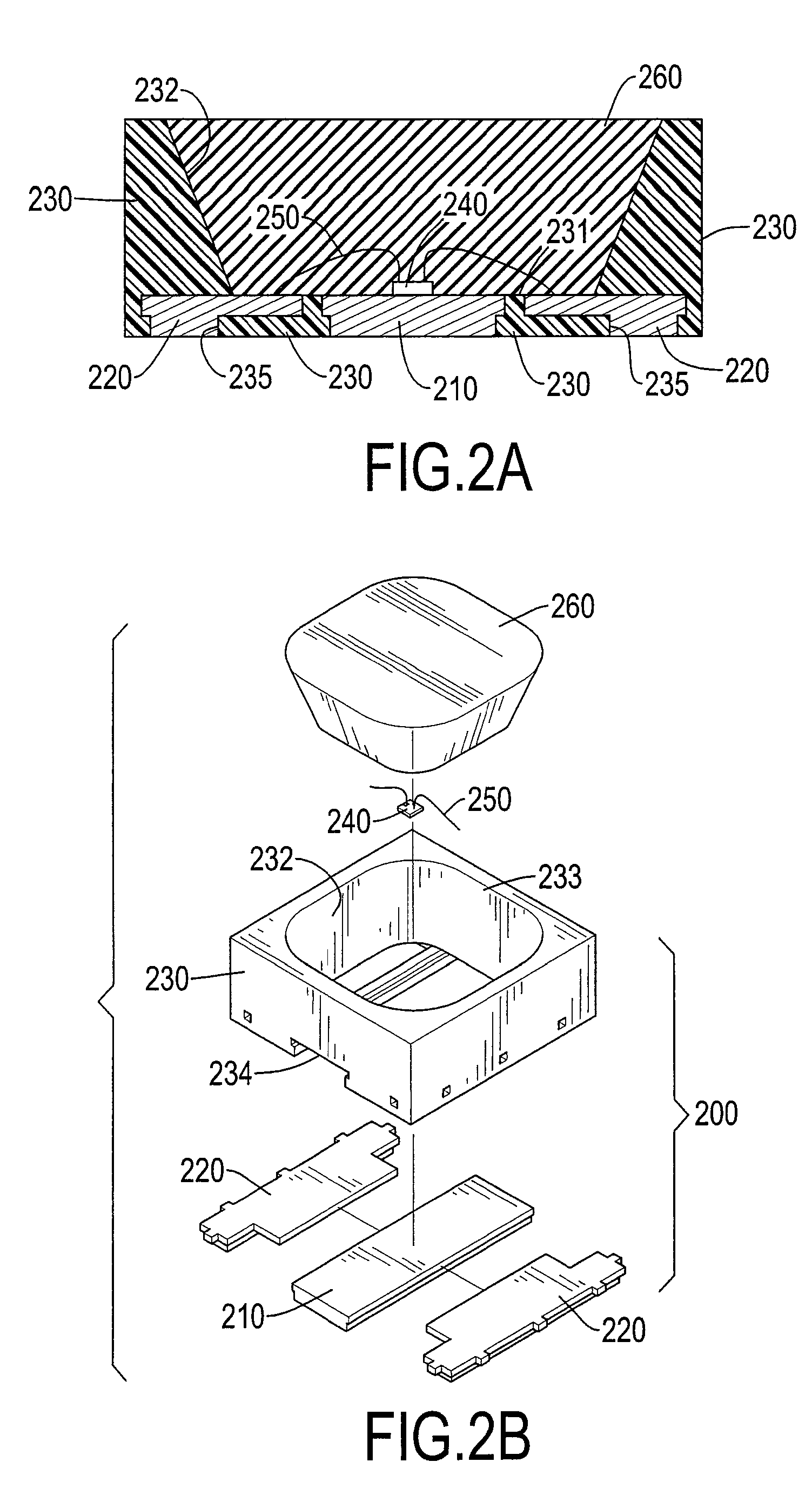 Package for a high-power light emitting diode