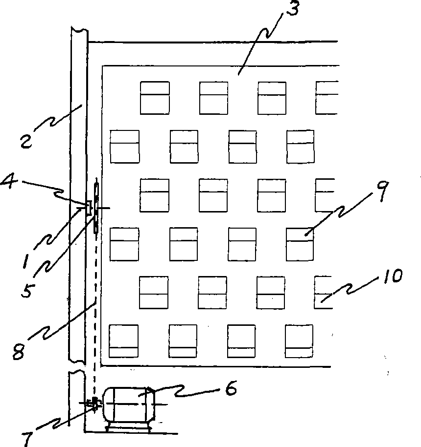 Wind-proof dust-suppression method for open bulk materials stacking field, and its wind-proof dust-suppression net and use