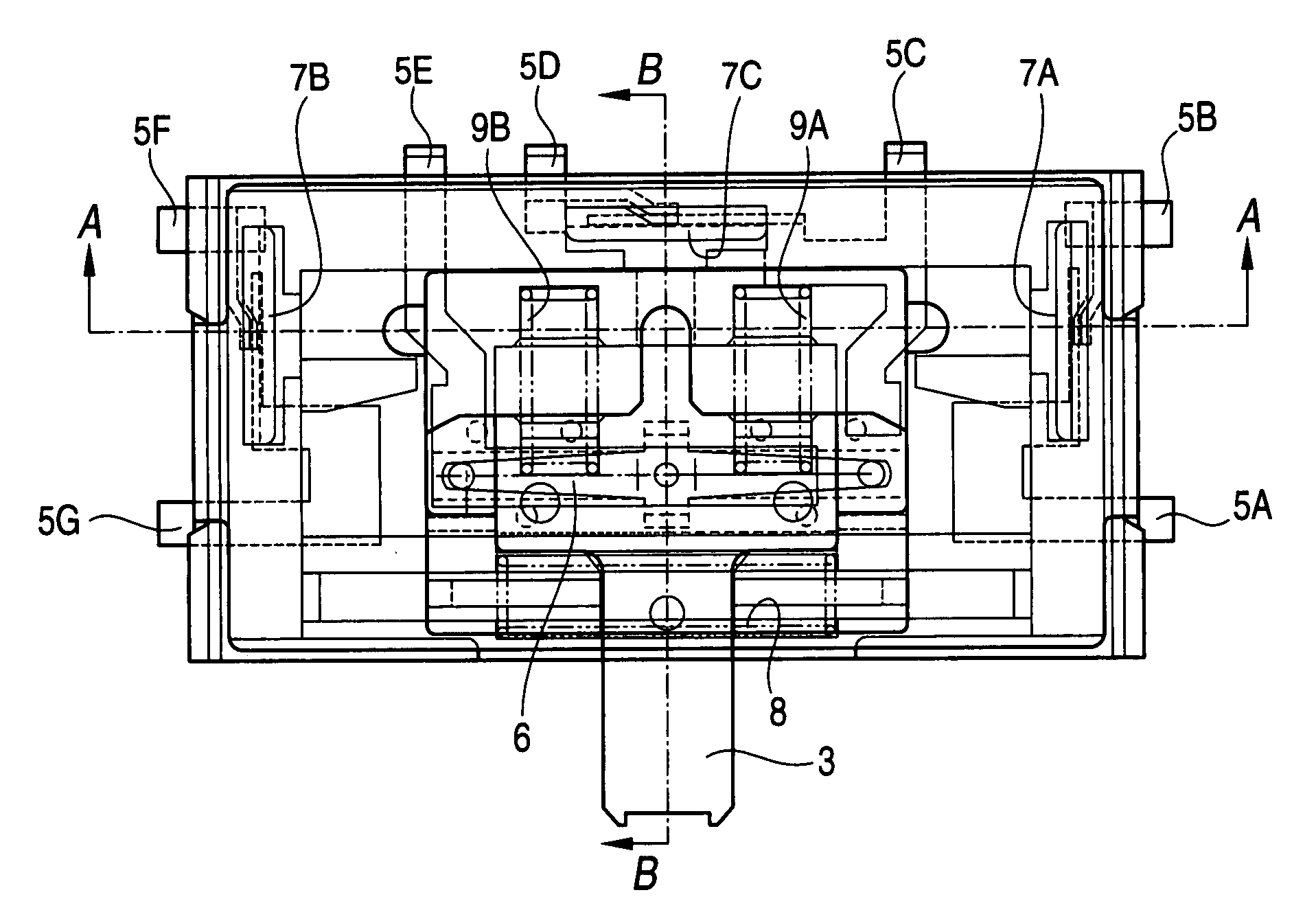 Push slide switch