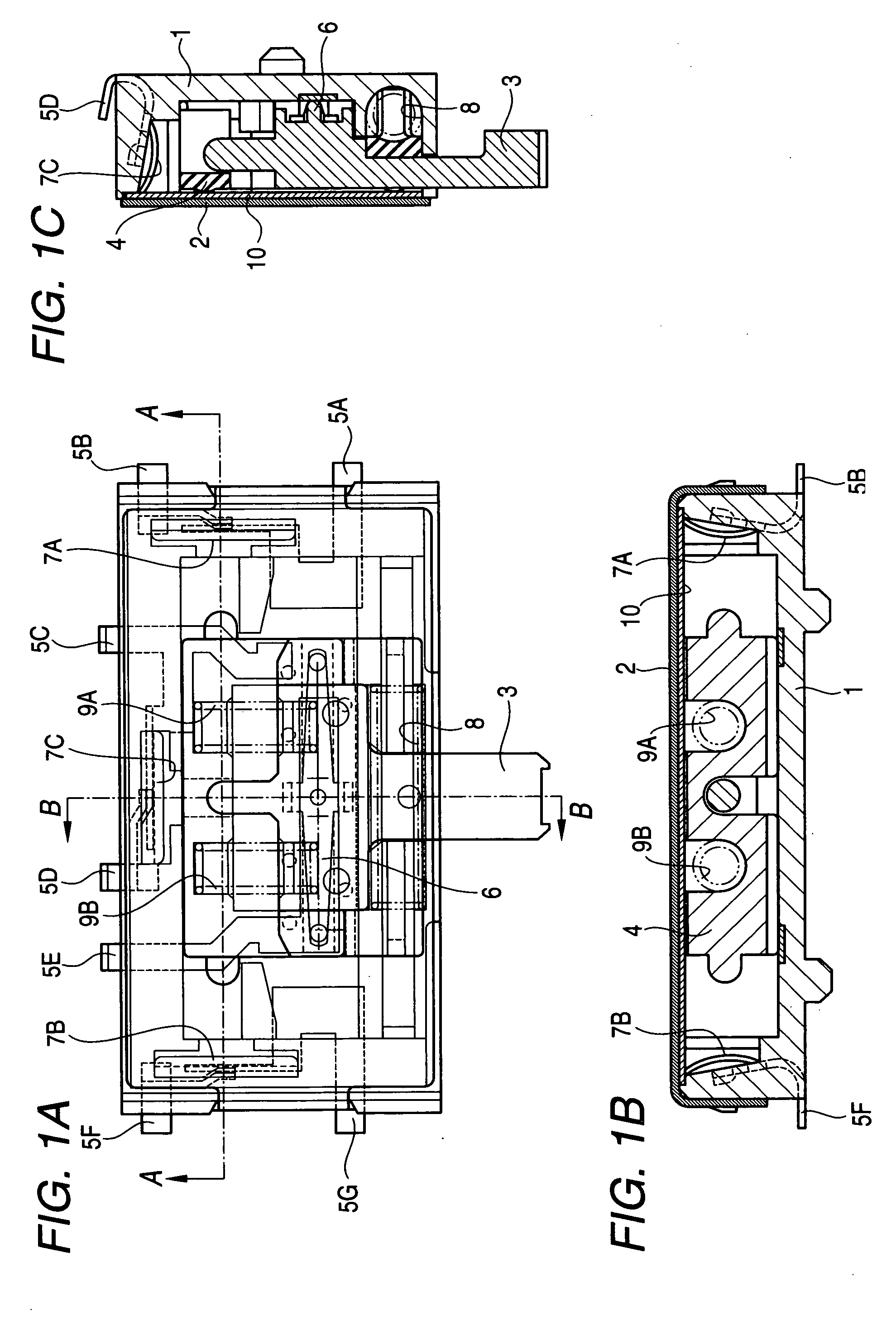 Push slide switch