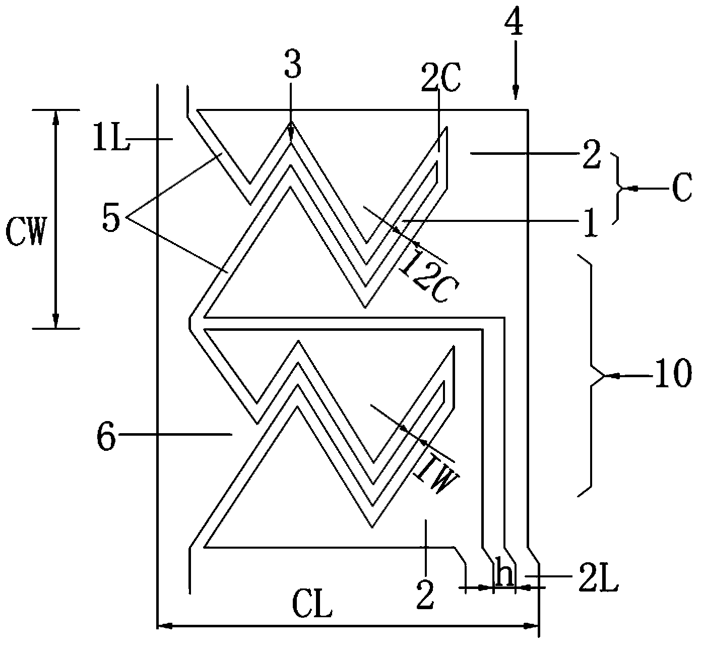 Capacitance touch screen and single-layer electrode array