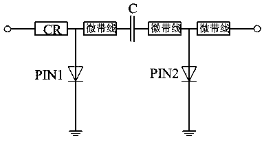 A microwave continuous wave high power limiter