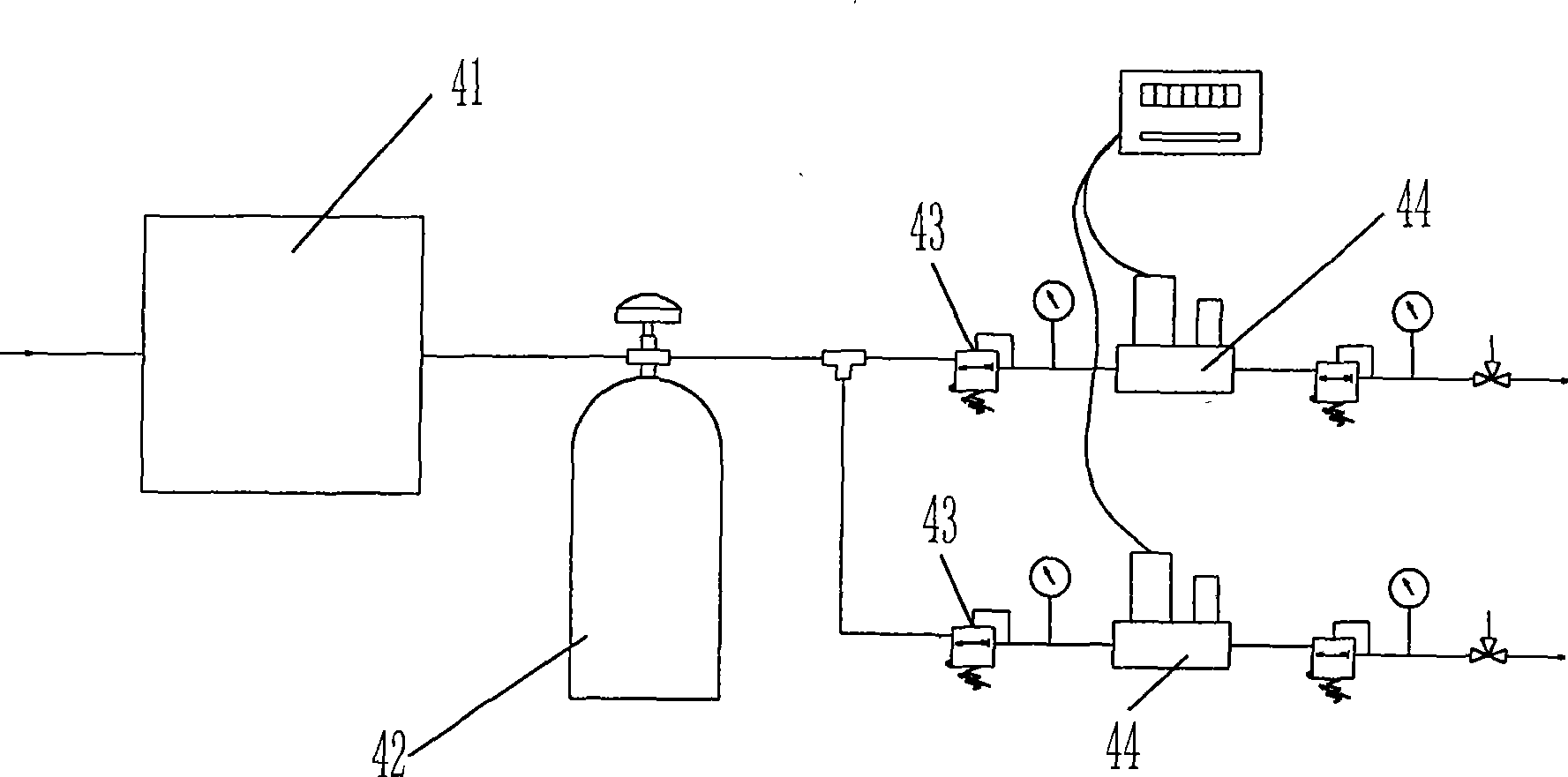 Multi-layer co-extrusion film-blowing equipment and multi-layer co-extrusion film-blowing technique