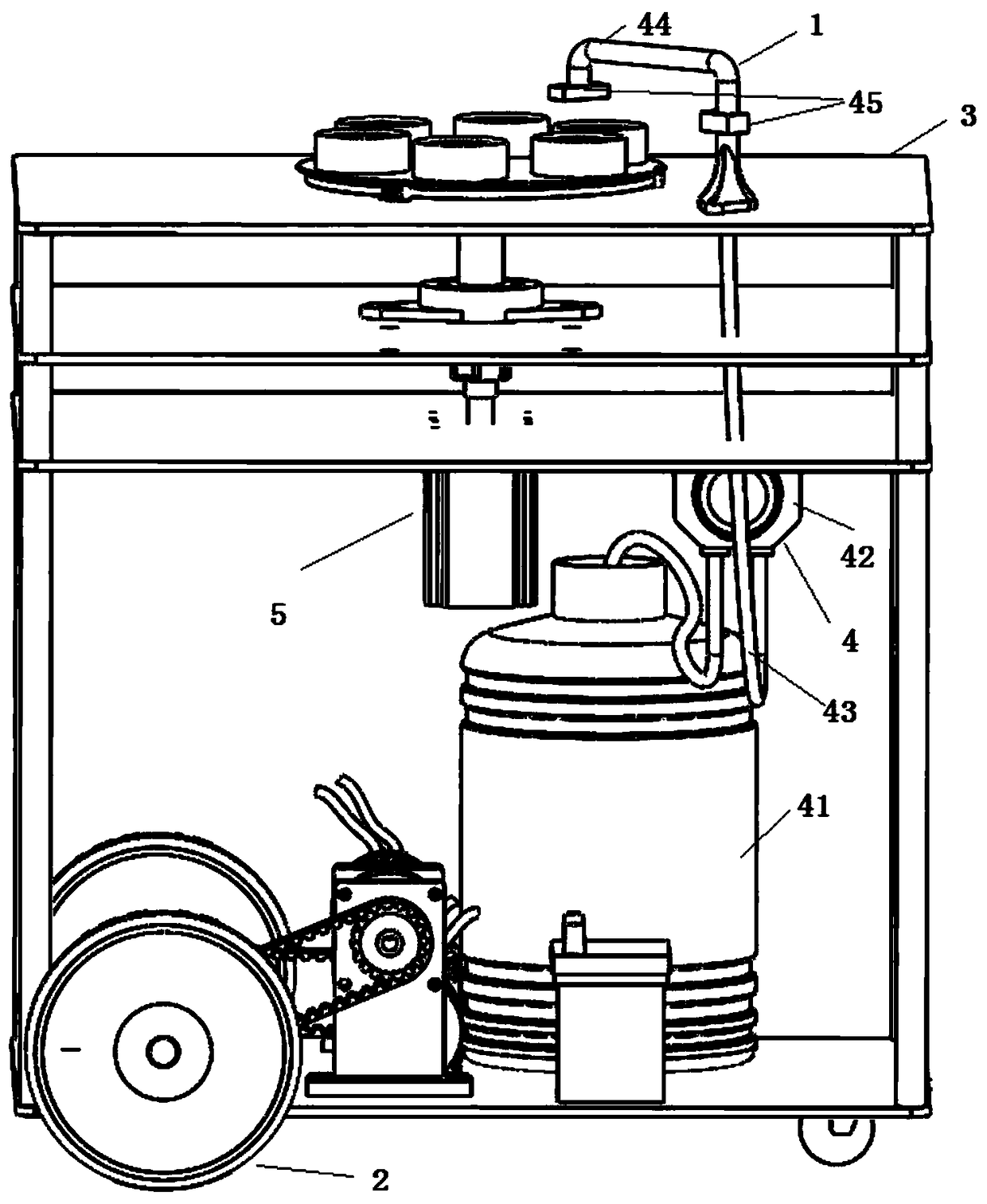 An intelligent pouring robot device and its control system