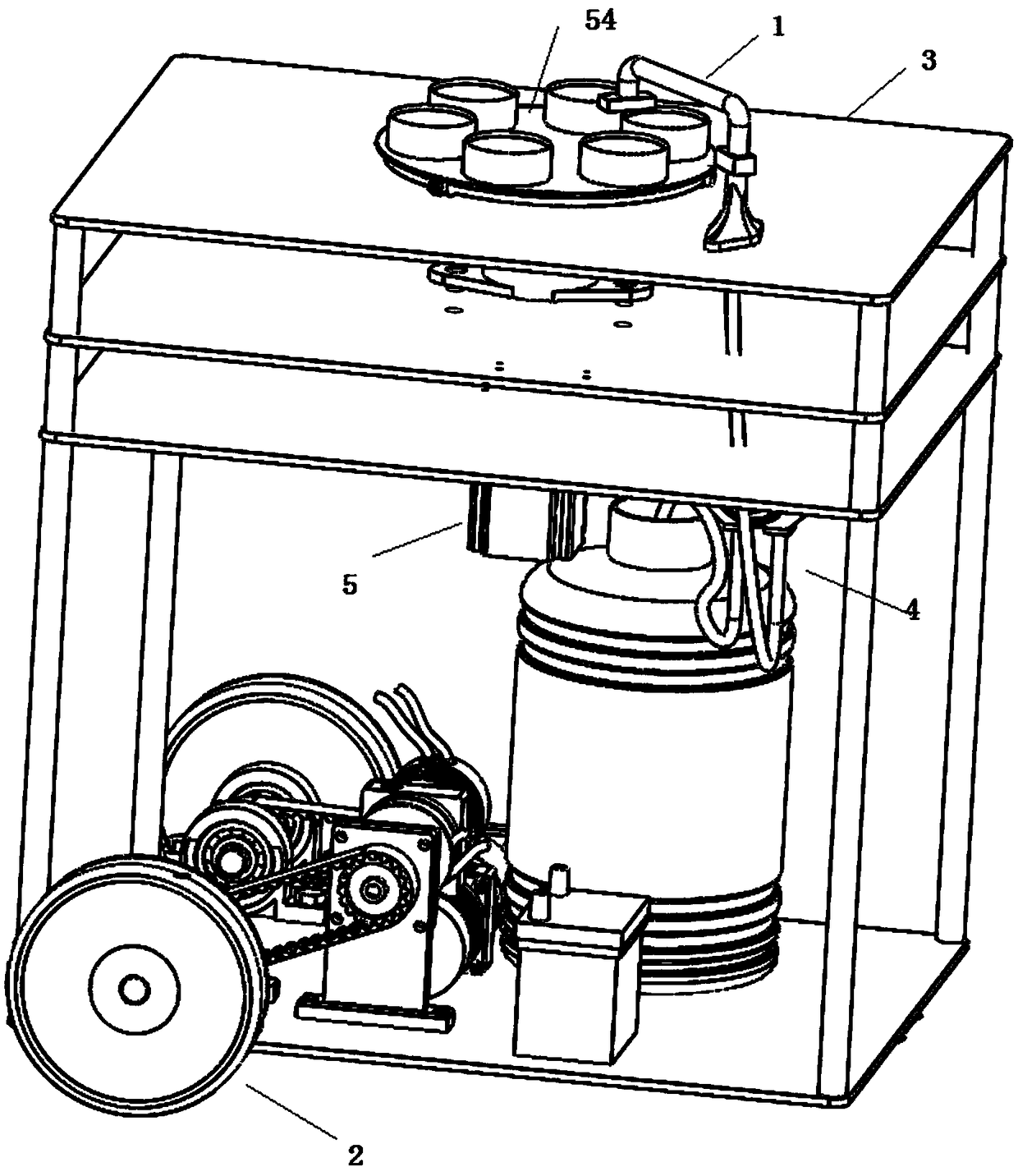 An intelligent pouring robot device and its control system