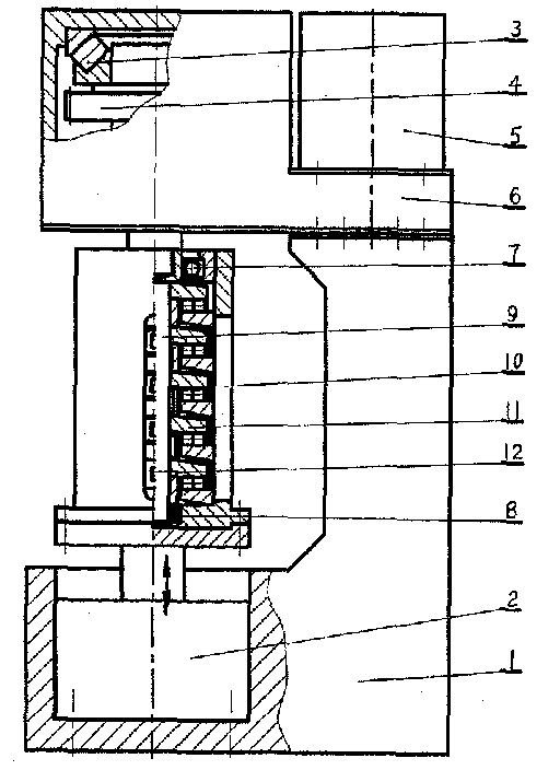 Load uniforming detection device and method for serial combined thrust bearing