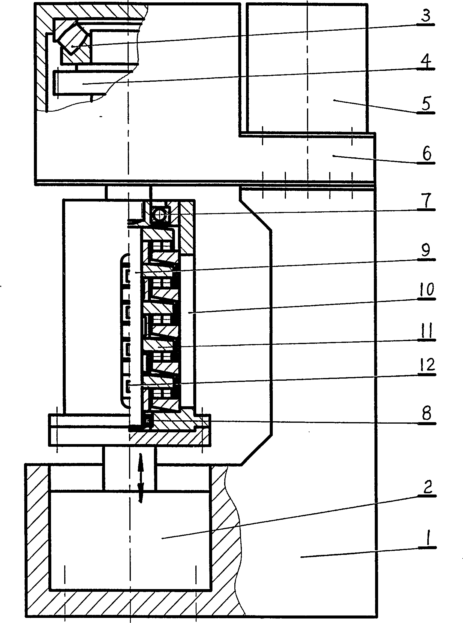 Load uniforming detection device and method for serial combined thrust bearing