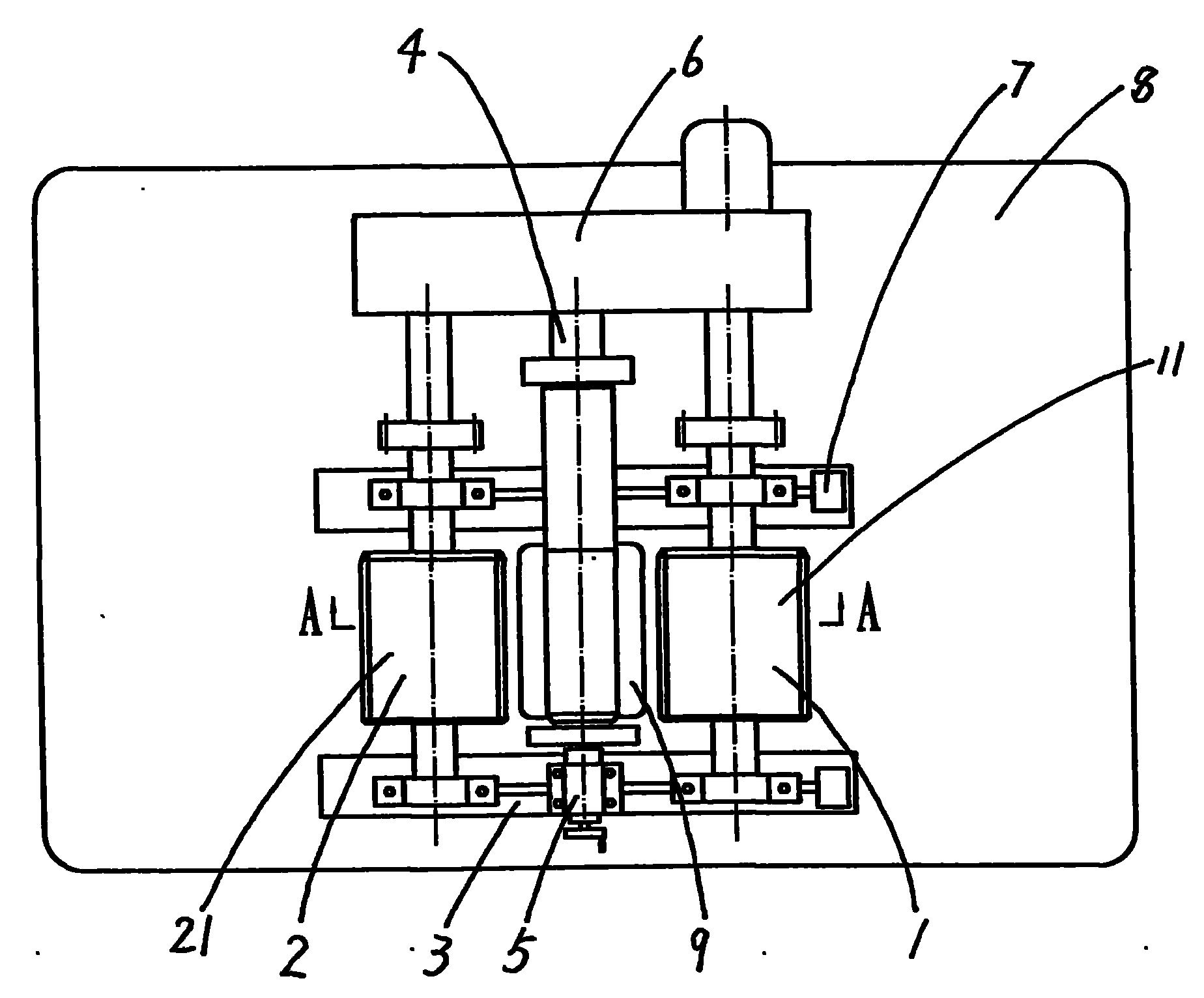 Method for processing camshaft spline of automotive brake and device therefor