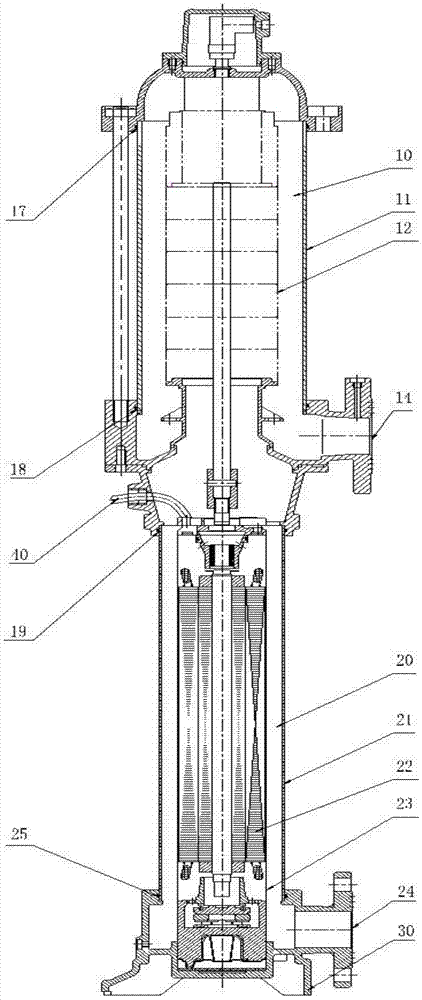 Vertical multi-stage centrifugal pump and constant-pressure water supply unit