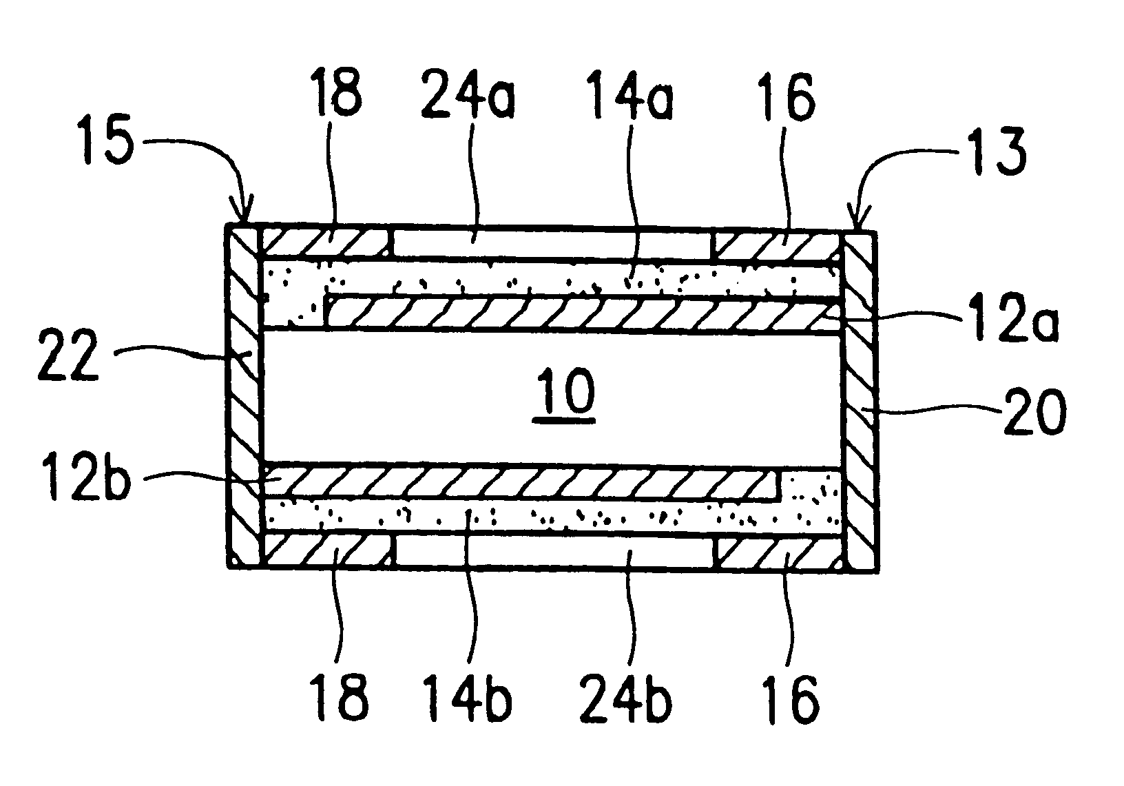 Surface mountable over-current protecting device