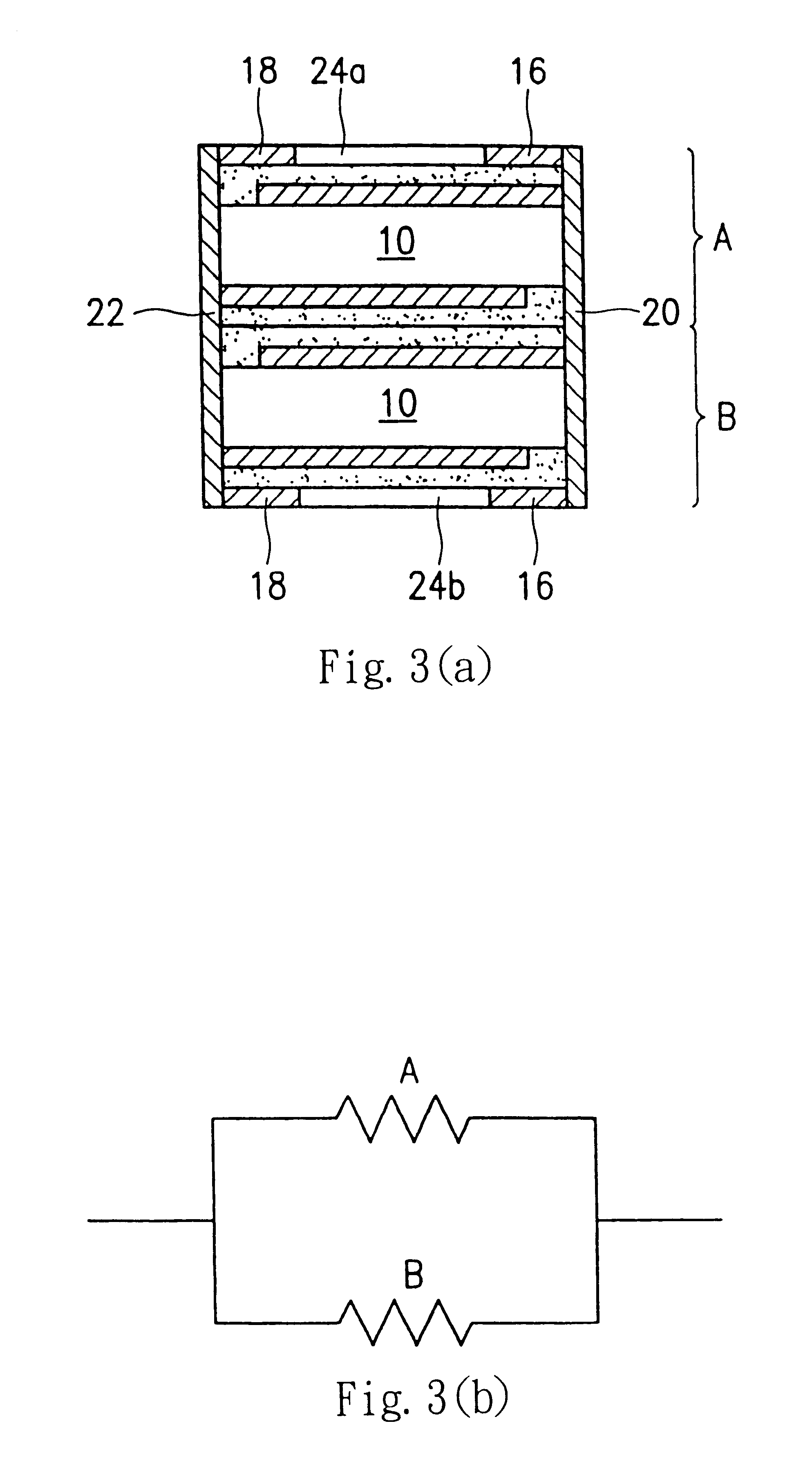 Surface mountable over-current protecting device