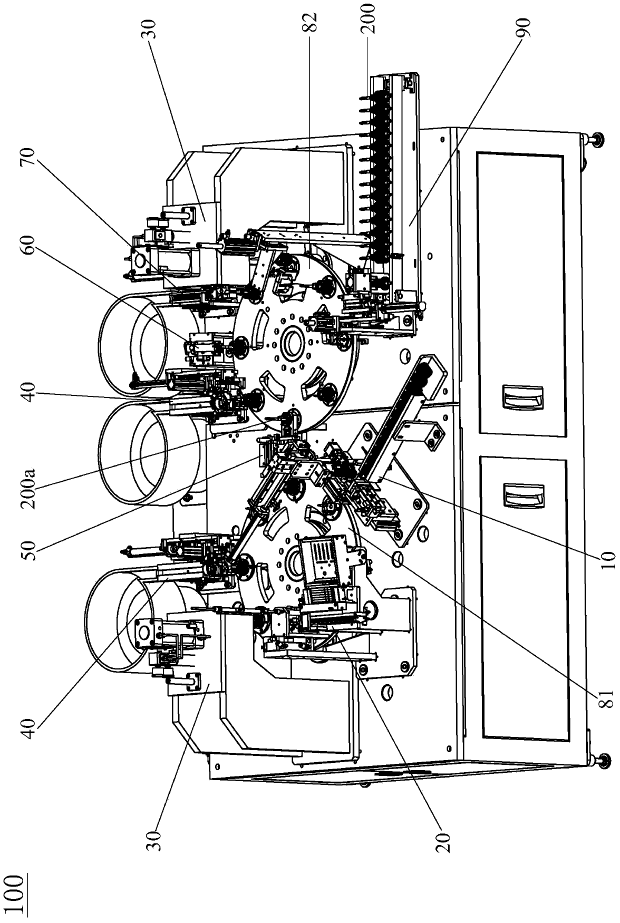 Motor rotor automatic assembly machine