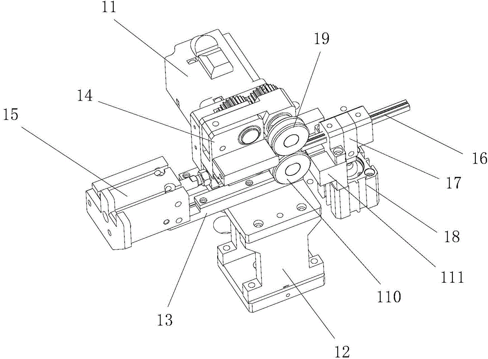 Telephone wire plug assembling wire binding machine