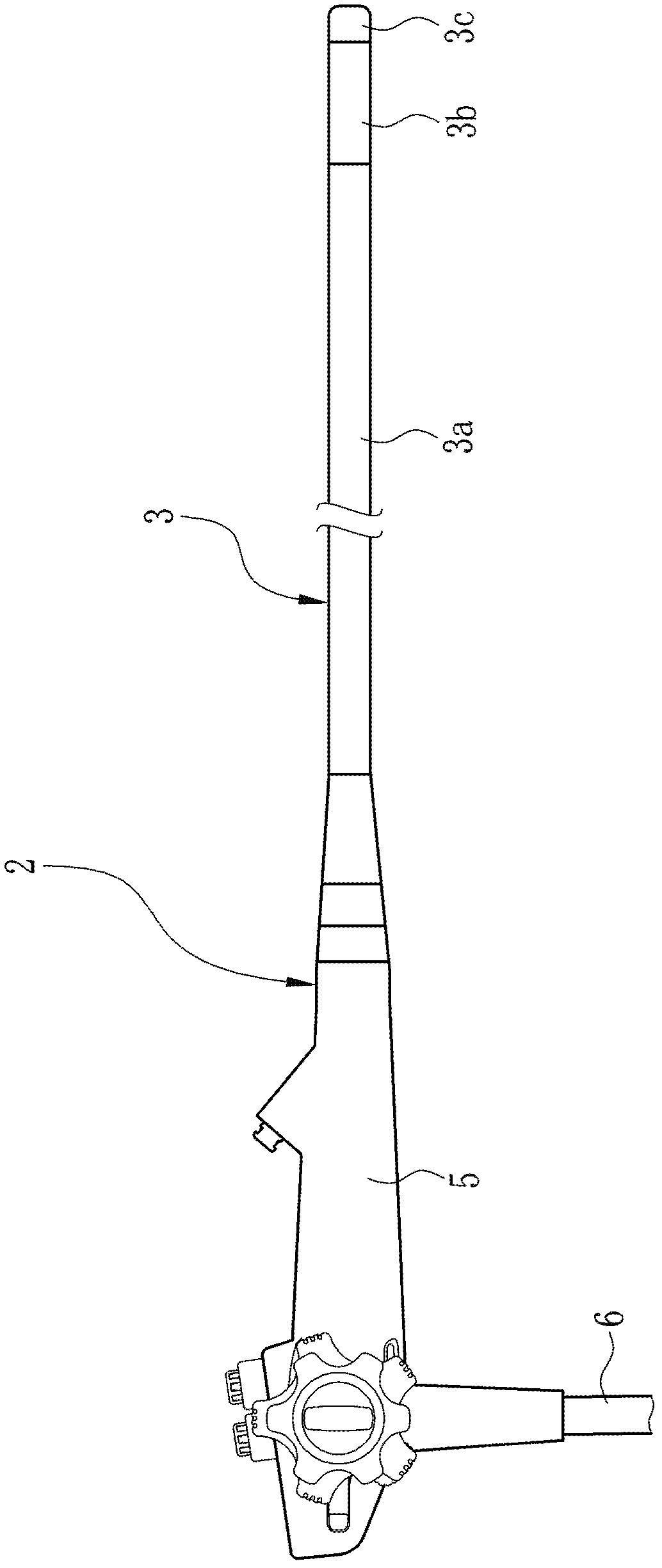 Flexible tube for endoscope and method for producing same