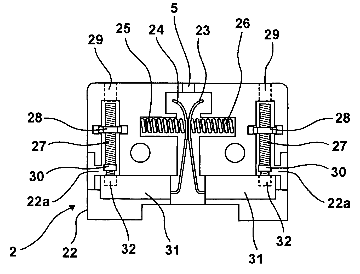 Apparatus for testing a protective measuring or metering device as a constituent part of a high or medium voltage installation, more specifically of a utility protective relay, of a generator protective device, of a current meter, or of other protective, measuring or metering electrical devices in a high or medium voltage installation