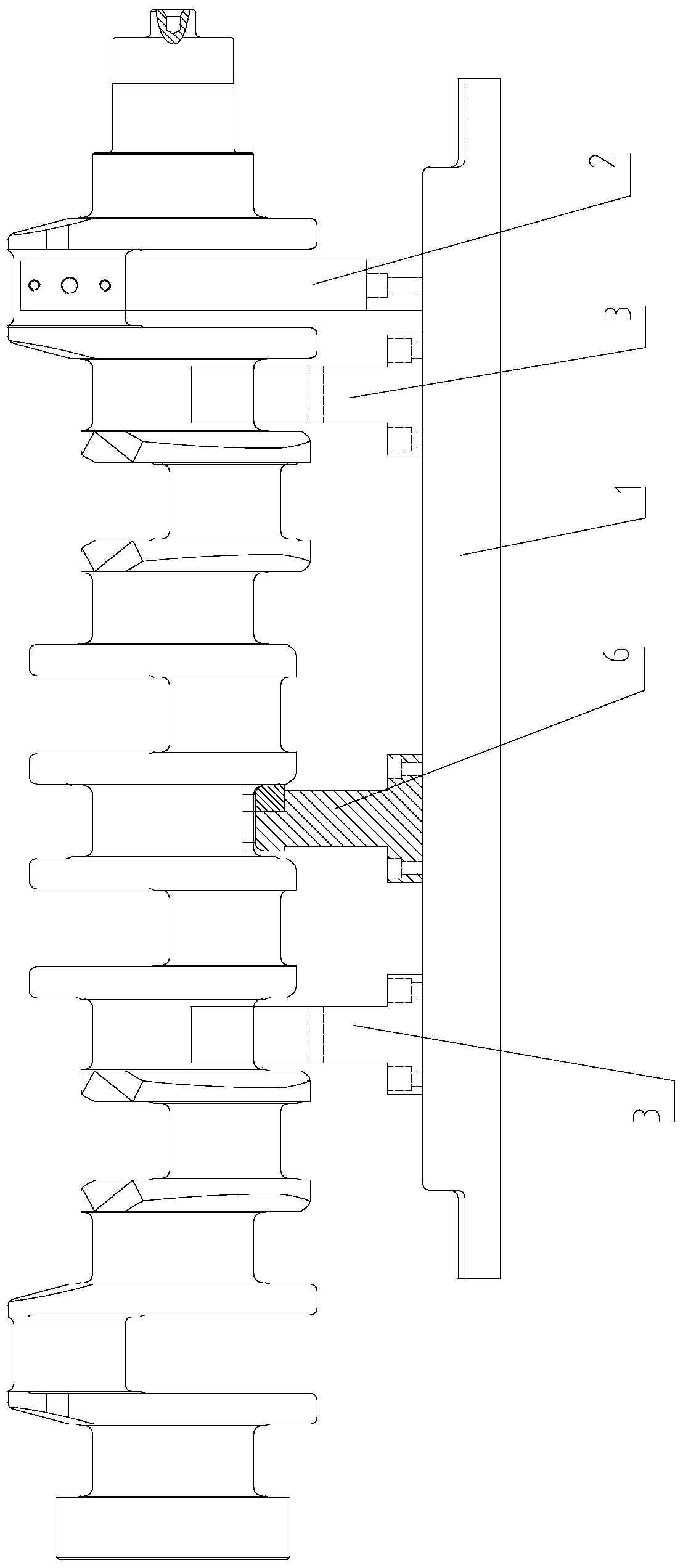 Crankshaft keyseat mistake-proofing positioning device