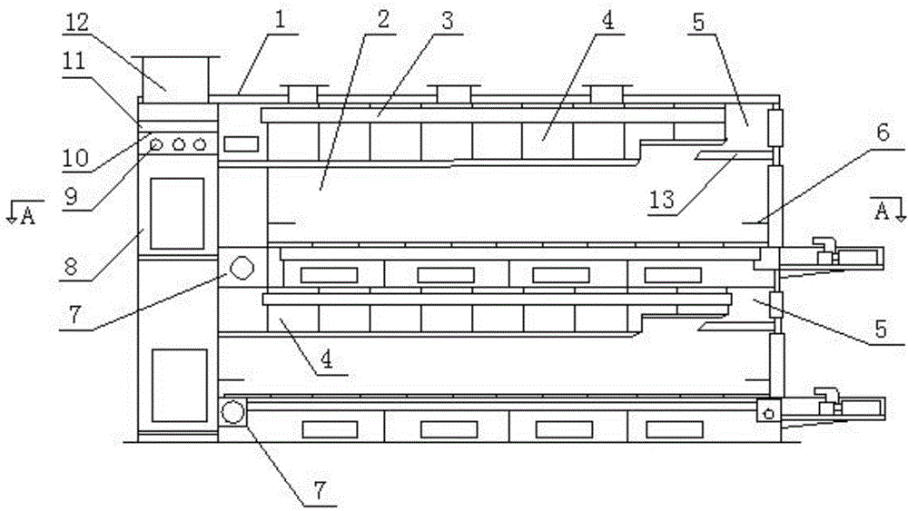 Horizontal boiler