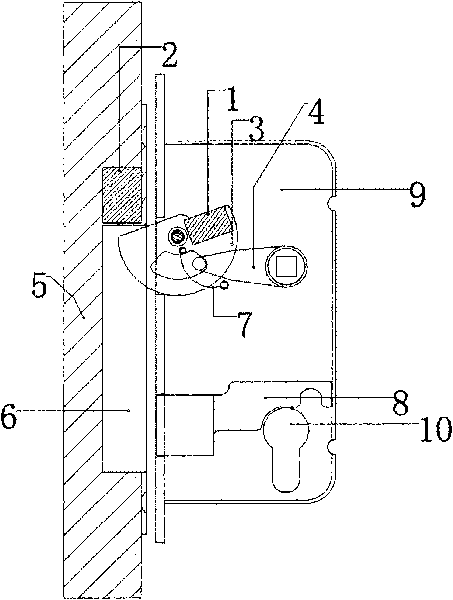 Double-magnetism mutual-push bolt ejection mechanism
