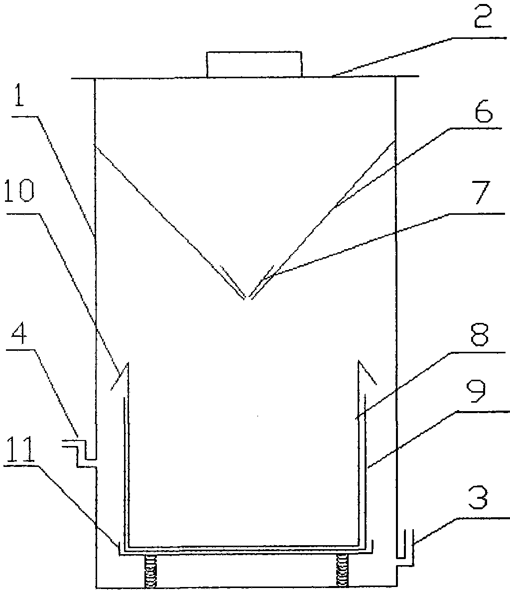 A plastic garbage melting treatment box and a method for making plastic bricks