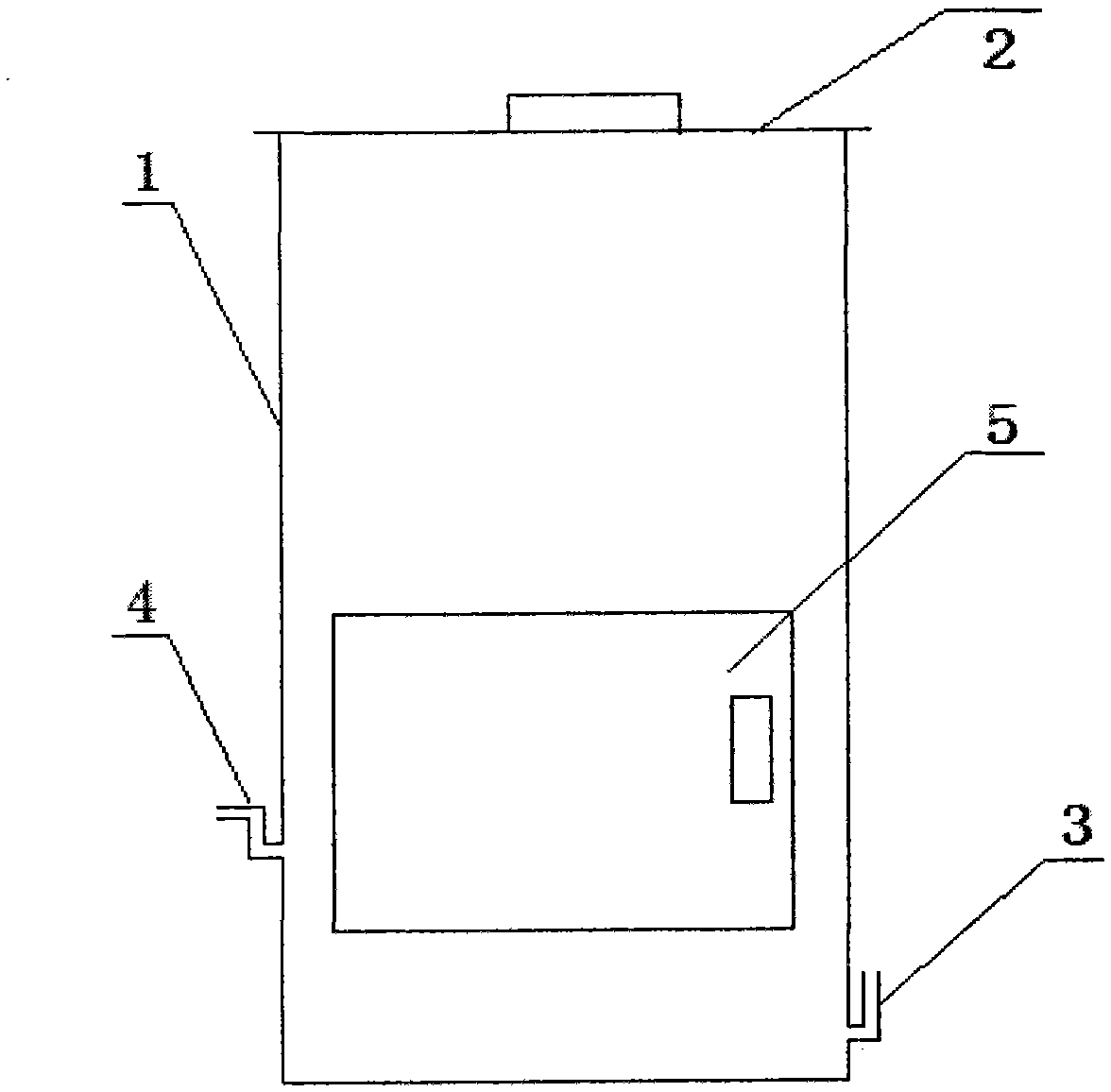 A plastic garbage melting treatment box and a method for making plastic bricks