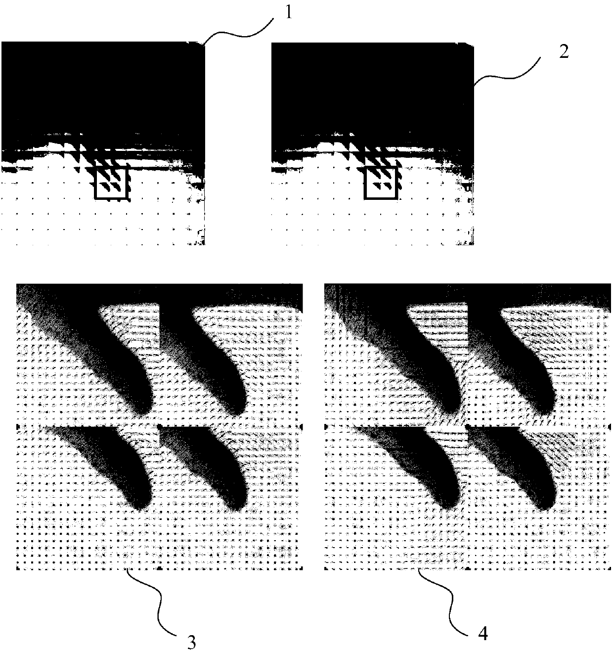 Image array optical flow estimation method for artificial compound eye camera