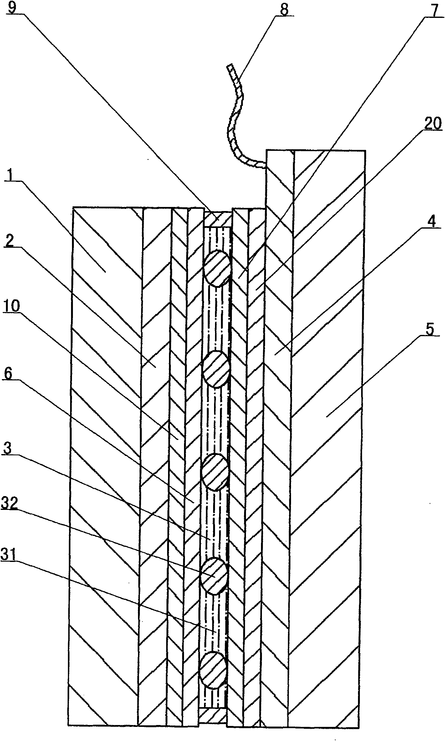 Capacitance type touch control panel and manufacturing method thereof