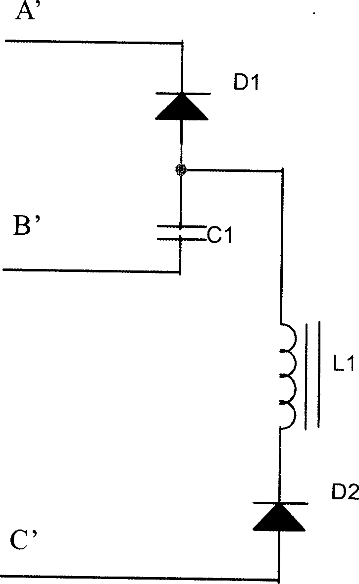 Switch power supply and its lossless absorption circuit
